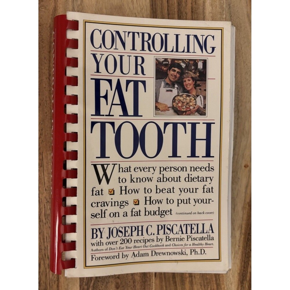 Controlling Your Fat Tooth - Plastic Comb By Joseph Piscatella - 1st Print 1991